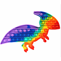 Jumbo Dinosaur Rainbow Poppit Parasaurolophus