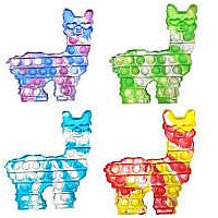 Alpaca Poppit Assorted Tie Dye Colors Llama popper