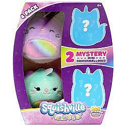Squishmallow Squishville 4 Pack Assorted 