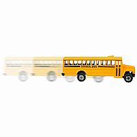 Pull Back School Bus Diecast ONE (1)
