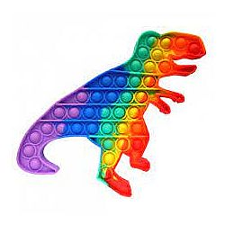 Jumbo Dinosaur Rainbow Poppit T-Rex