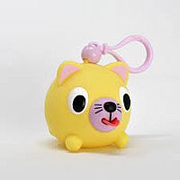 Jabber Ball Jr. Yellow Cat Clip 