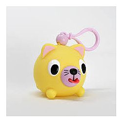 Jabber Ball Jr. Yellow Cat Clip 