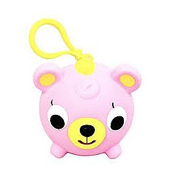 Jabber Ball Jr. Pink Bear Clip 