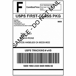 Shipping postage label for PRIZE - Freebie Friday or Giveaway 12.99 total