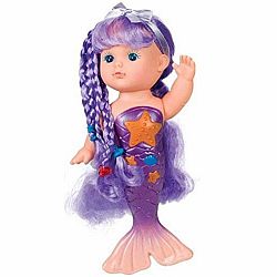 Bath time Mermaid Doll, Pink or Purple, 1 per order