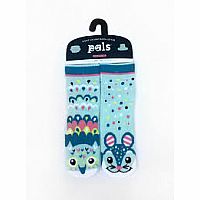 Pals Socks Size 4-8 Years Owl & Mouse