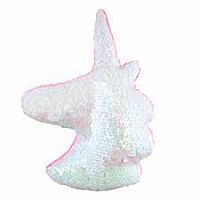 Unicorn Head Sequin Pillow