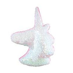 Unicorn Head Sequin Pillow 